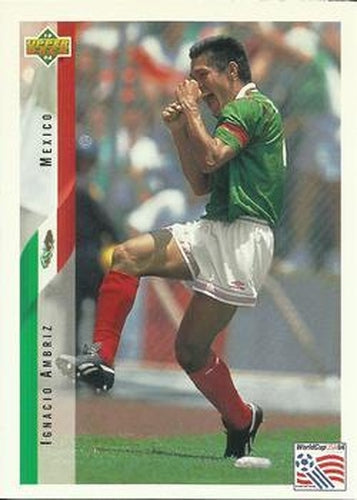 #33 Nacho Ambriz - Mexico - 1994 Upper Deck World Cup Contenders English/Spanish Soccer