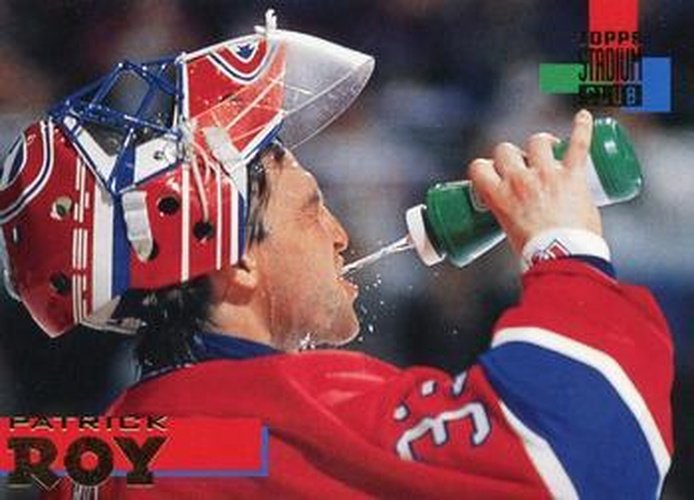 #33 Patrick Roy - Montreal Canadiens - 1994-95 Stadium Club Hockey