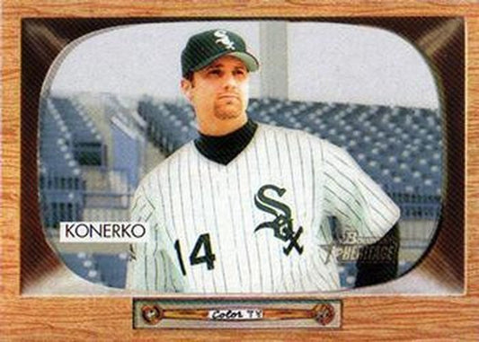 #33 Paul Konerko - Chicago White Sox - 2004 Bowman Heritage Baseball