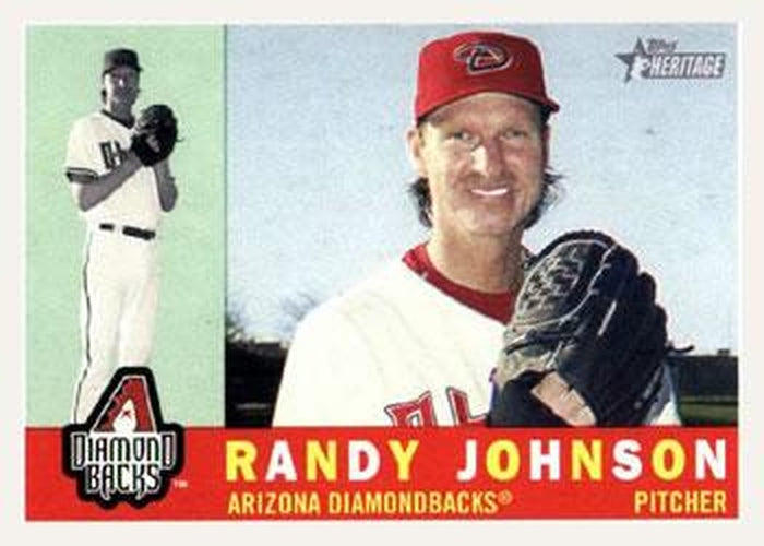 #33 Randy Johnson - Arizona Diamondbacks - 2009 Topps Heritage Baseball