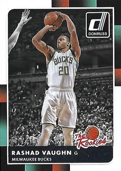 #33 Rashad Vaughn - Milwaukee Bucks - 2015-16 Donruss - The Rookies Basketball