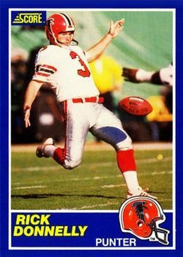 #33 Rick Donnelly - Atlanta Falcons - 1989 Score Football