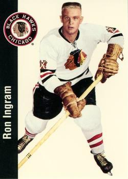 #33 Ron Ingram - Chicago Blackhawks - 1994 Parkhurst Missing Link 1956-57 Hockey