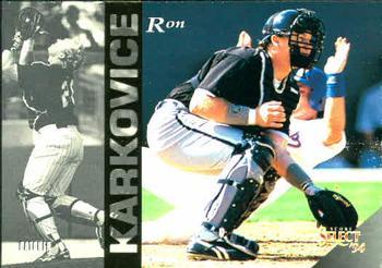 #33 Ron Karkovice - Chicago White Sox - 1994 Select Baseball