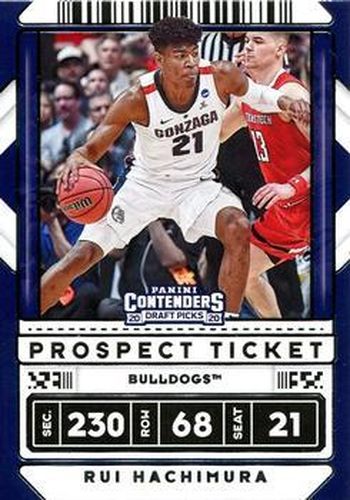 #33 Rui Hachimura - Gonzaga Bulldogs - 2020 Panini Contenders Draft Picks Basketball