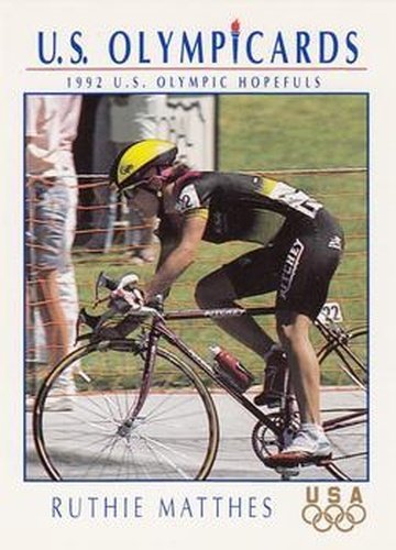 #33 Ruthie Matthes - USA - 1992 Impel U.S. Olympic Hopefuls
