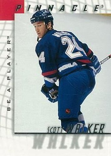 #33 Scott Walker - Vancouver Canucks - 1997-98 Pinnacle Be a Player Hockey