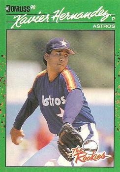 #33 Xavier Hernandez - Houston Astros - 1990 Donruss The Rookies Baseball