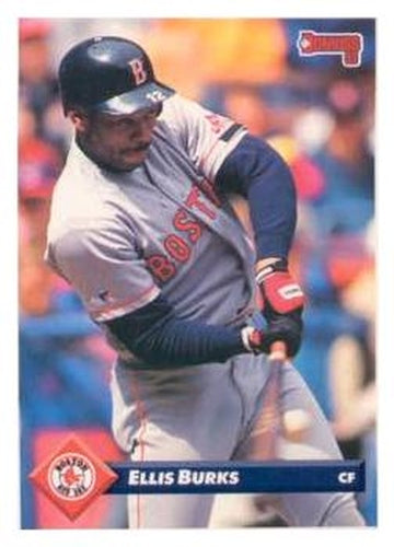 #33 Ellis Burks - Boston Red Sox - 1993 Donruss Baseball