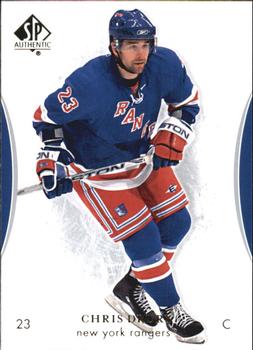 #33 Chris Drury - New York Rangers - 2007-08 SP Authentic Hockey