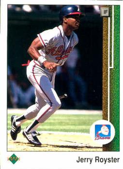 #433 Jerry Royster - Atlanta Braves - 1989 Upper Deck Baseball