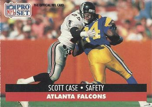 #433 Scott Case - Atlanta Falcons - 1991 Pro Set Football