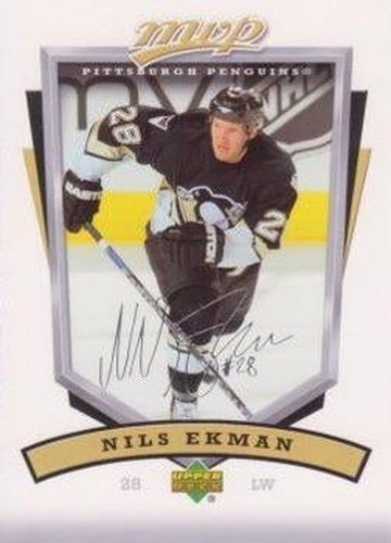 #233 Nils Ekman - Pittsburgh Penguins - 2006-07 Upper Deck MVP Hockey