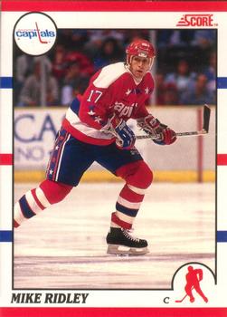 #33 Mike Ridley - Washington Capitals - 1990-91 Score Canadian Hockey