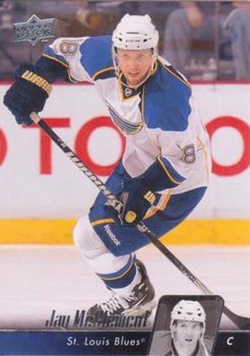 #33 Jay McClement - St. Louis Blues - 2010-11 Upper Deck Hockey