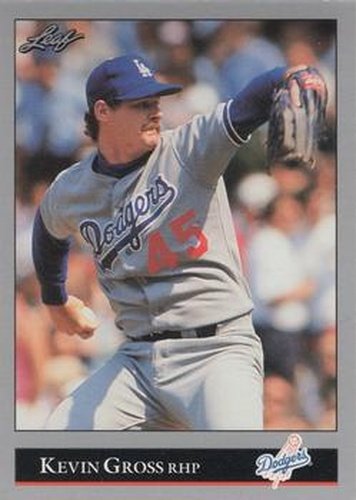 #33 Kevin Gross - Los Angeles Dodgers - 1992 Leaf Baseball