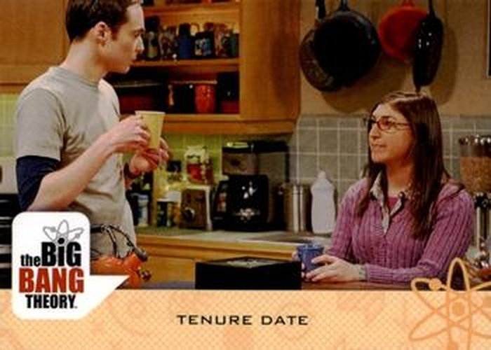 #33 Tenure Date - 2016 Cryptozoic The Big Bang Theory Seasons 6 & 7