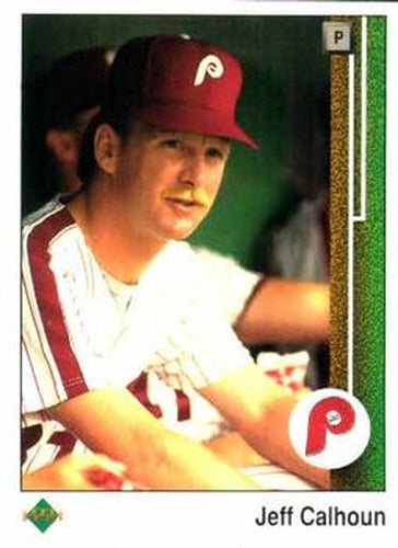 #33 Jeff Calhoun - Philadelphia Phillies - 1989 Upper Deck Baseball