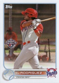 #PD-33 CJ Rodriguez - Stockton Ports - 2022 Topps Pro Debut Baseball