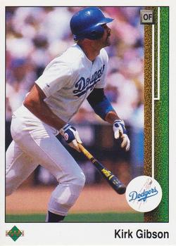 #633 Kirk Gibson - Los Angeles Dodgers - 1989 Upper Deck Baseball