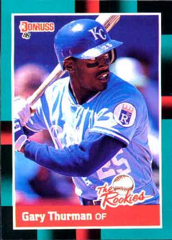 #33 Gary Thurman - Kansas City Royals - 1988 Donruss The Rookies Baseball