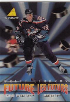 #McD-33 Brett Lindros - New York Islanders - 1995-96 Pinnacle McDonald's Game Winners Hockey