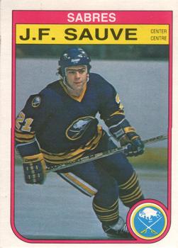 #33 J.F. Sauve - Buffalo Sabres - 1982-83 O-Pee-Chee Hockey