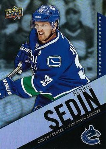 #33 Henrik Sedin - Vancouver Canucks - 2015-16 Upper Deck Tim Hortons Hockey