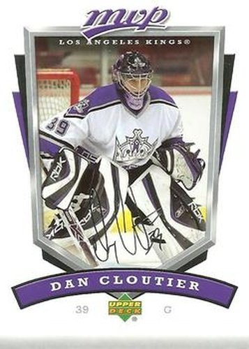 #133 Dan Cloutier - Los Angeles Kings - 2006-07 Upper Deck MVP Hockey