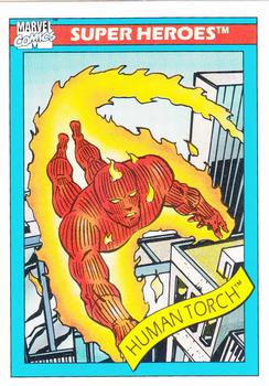 #33 Human Torch - 1990 Impel Marvel Universe