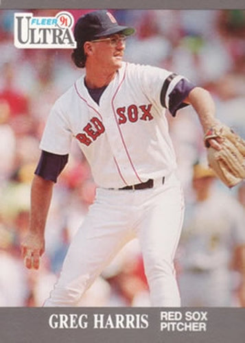 #33 Greg Harris - Boston Red Sox - 1991 Ultra Baseball