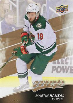 #33 Martin Hanzal - Minnesota Wild - 2017-18 Upper Deck MVP Hockey