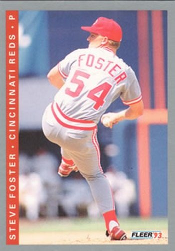 #33 Steve Foster - Cincinnati Reds - 1993 Fleer Baseball