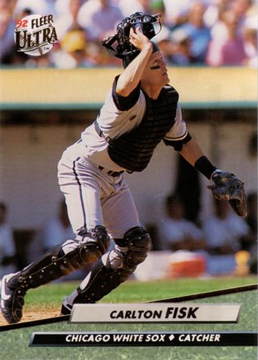 #33 Carlton Fisk - Chicago White Sox - 1992 Ultra Baseball