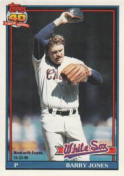 #33 Barry Jones - Chicago White Sox - 1991 O-Pee-Chee Baseball