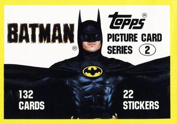 #133 Batman The 2nd Series Cover Card - 1989 Topps Batman