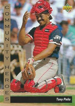 #33 Tony Pena - Boston Red Sox - 1993 Upper Deck Baseball