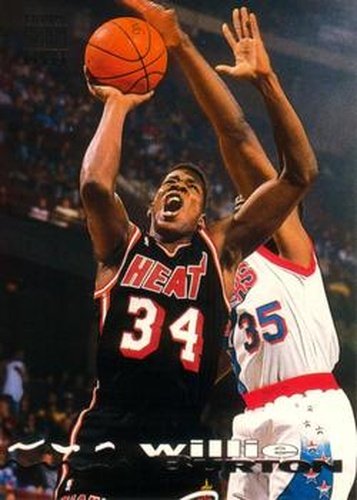 #33 Willie Burton - Miami Heat - 1993-94 Stadium Club Basketball