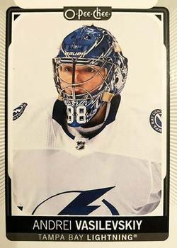 #33b Andrei Vasilevskiy - Head Shot - Tampa Bay Lightning - 2021-22 O-Pee-Chee Hockey