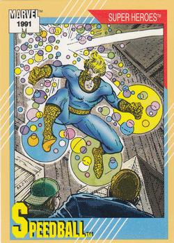 #34 Speedball - 1991 Impel Marvel Universe Series II