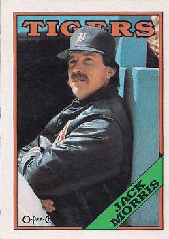 #340 Jack Morris - Detroit Tigers - 1988 O-Pee-Chee Baseball