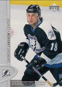 #340 Daymond Langkow - Tampa Bay Lightning - 1996-97 Upper Deck Hockey