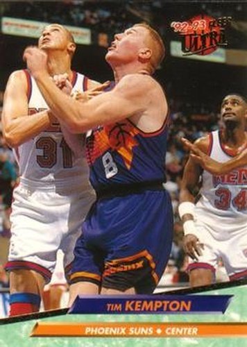 #340 Tim Kempton - Phoenix Suns - 1992-93 Ultra Basketball