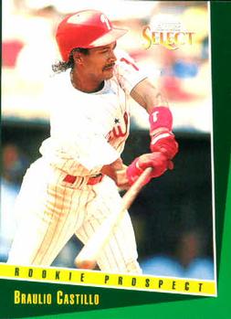 #340 Braulio Castillo - Philadelphia Phillies - 1993 Select Baseball