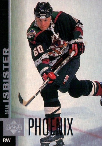 #340 Brad Isbister - Phoenix Coyotes - 1997-98 Upper Deck Hockey