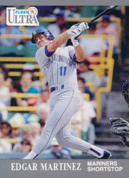 #340 Edgar Martinez - Seattle Mariners - 1991 Ultra Baseball