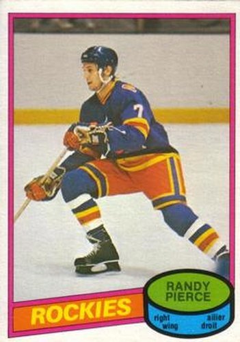 #340 Randy Pierce - Colorado Rockies - 1980-81 O-Pee-Chee Hockey
