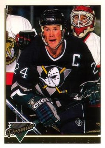 #340 Troy Loney - Anaheim Mighty Ducks - 1993-94 O-Pee-Chee Premier Hockey - Gold
