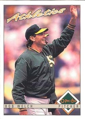 #340 Bob Welch - Oakland Athletics - 1993 O-Pee-Chee Baseball