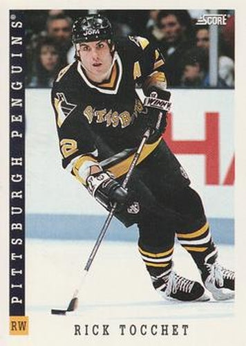 #340 Rick Tocchet - Pittsburgh Penguins - 1993-94 Score Canadian Hockey